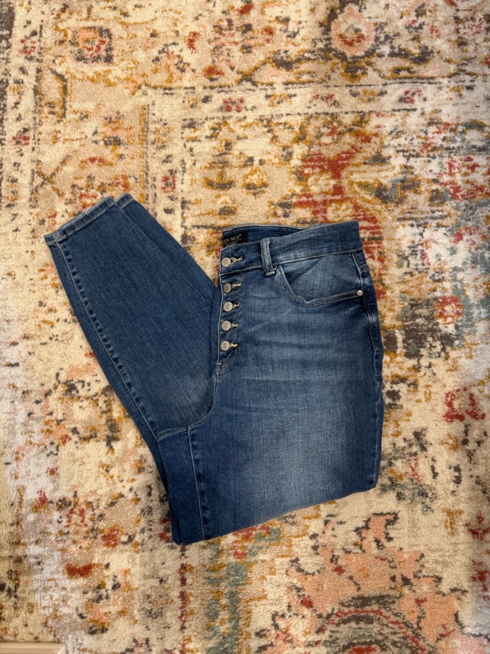 Judy Blue Women's Skinny Jeans - Medium Blue Wash